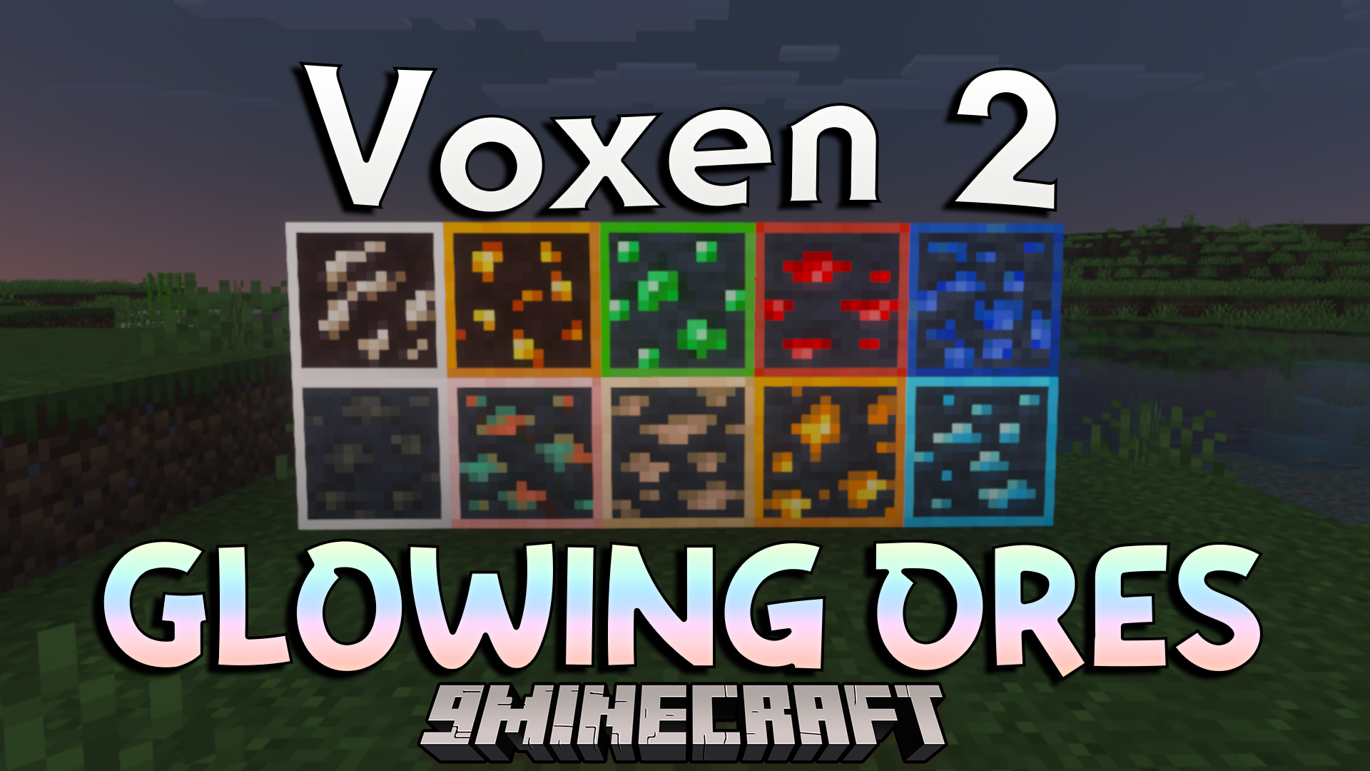 Voxen 2 Glowing Ores Texture Pack