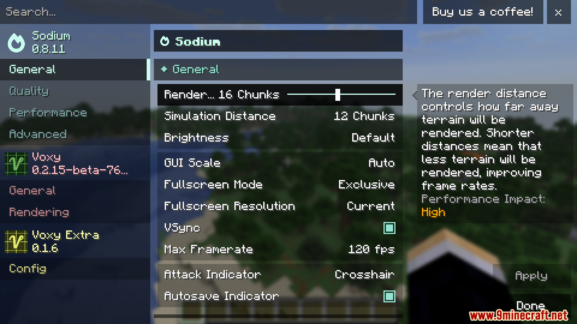 Voxy Extra Mod Screenshot 2