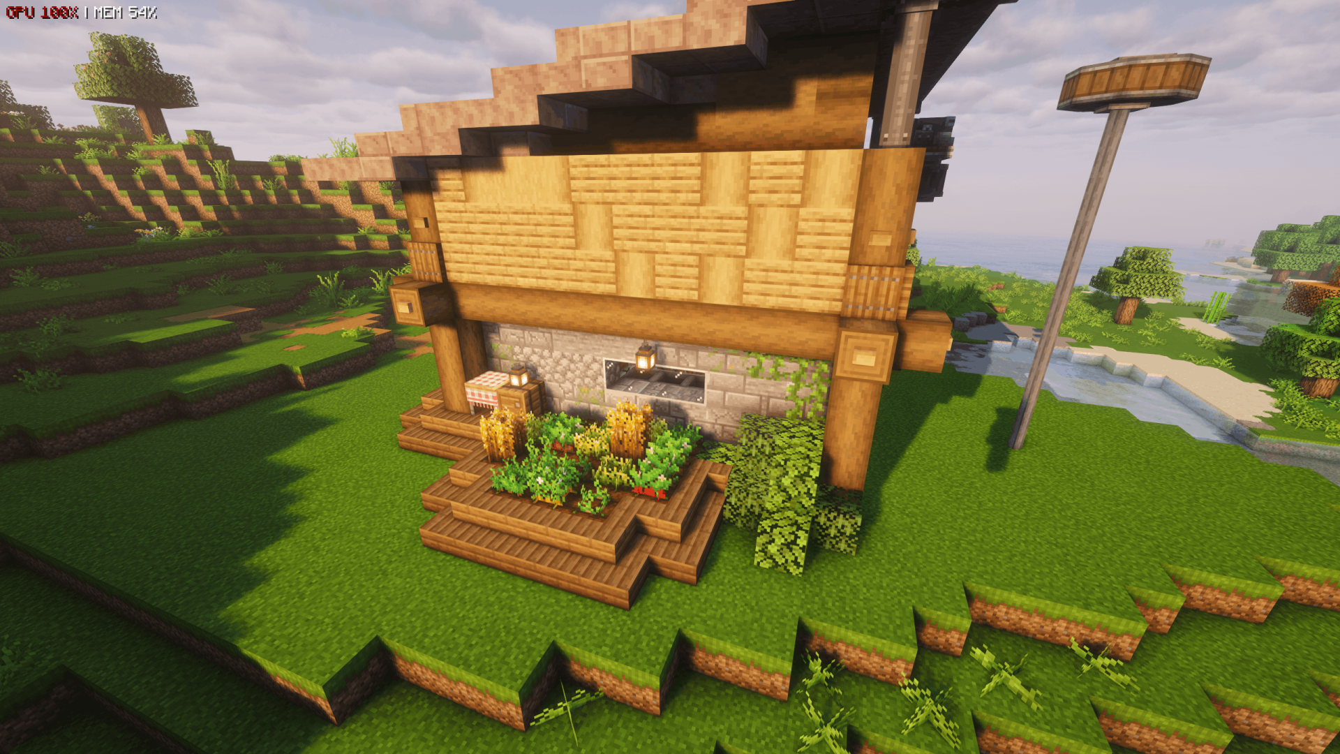 WORKSHOP with All You Need Schematic Screenshots 7 Exterior of the WORKSHOP with All You Need Schematic featuring a small farm