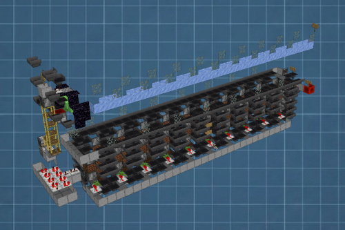 1.07M Kelp Farm Donut Smp Basicredstone V2 Schematic