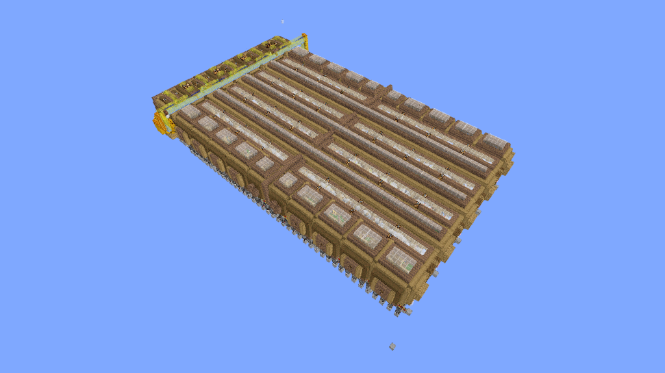 200 Hive Honey Block Farm Schematic Thumbnail
