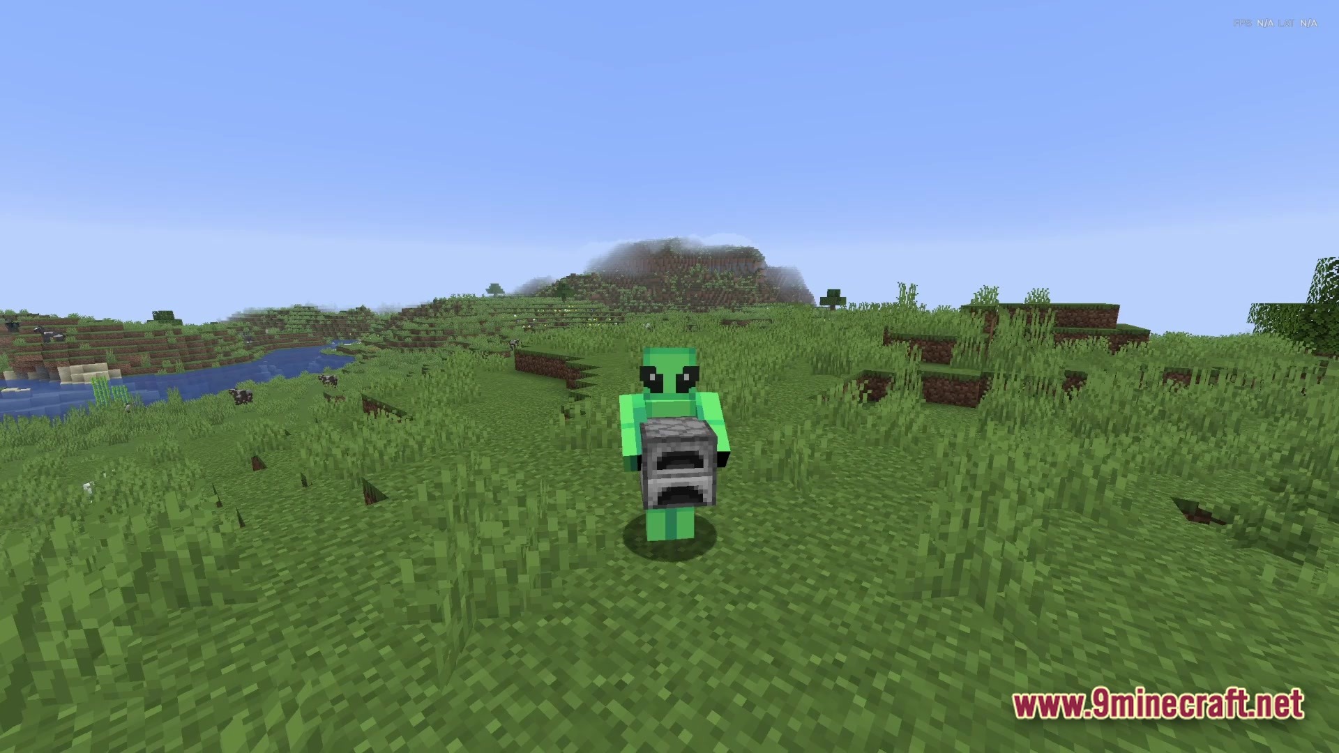 Carrying a furnace in third person while exploring
