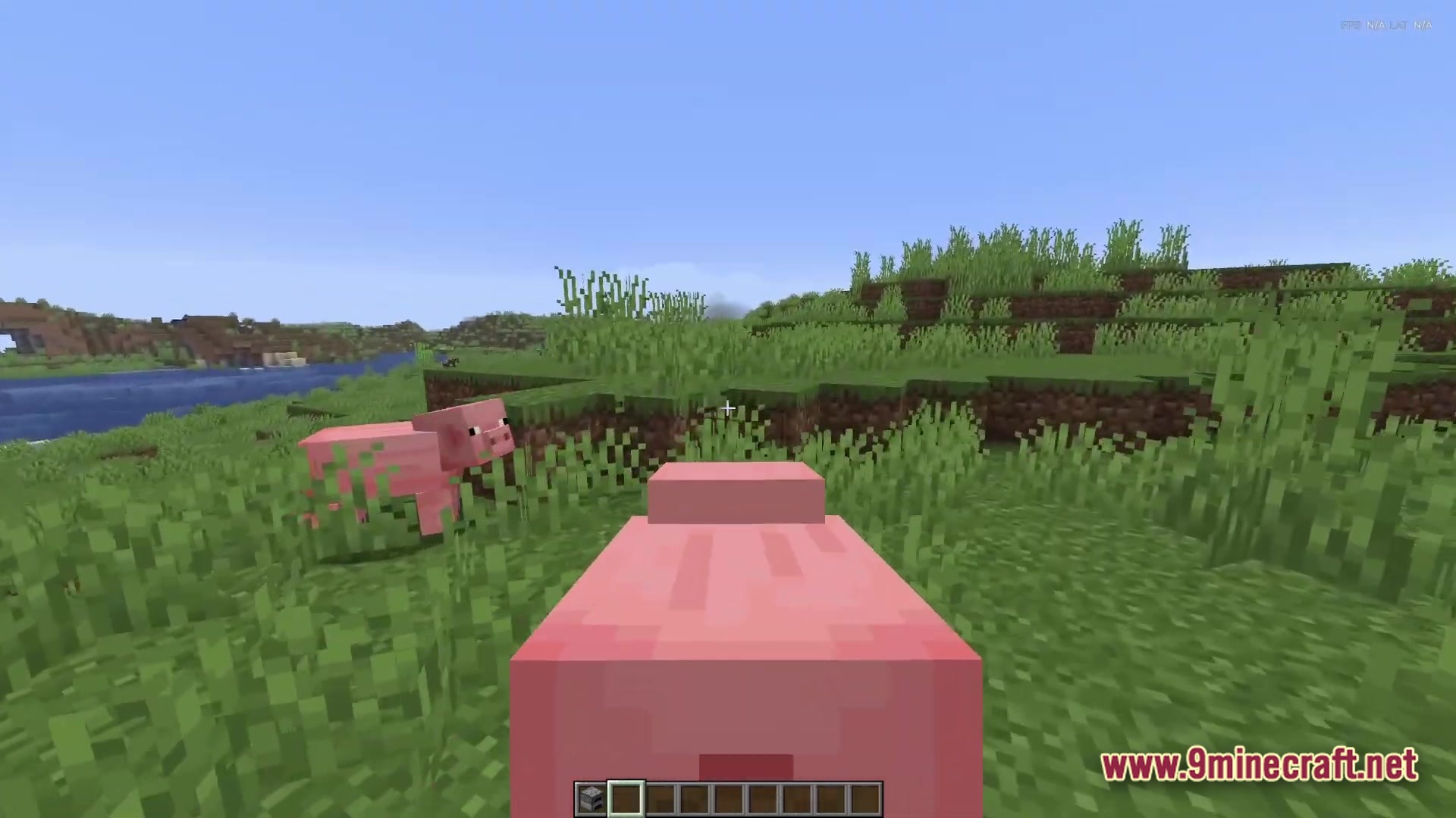 Walking slower while carrying a heavy block for balance