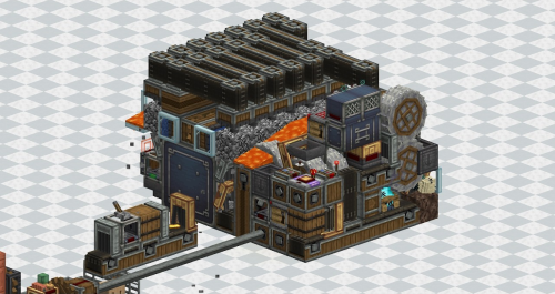 7x6x10 1212 Gold Ingot per Hour Compact Gold Farm Schematic