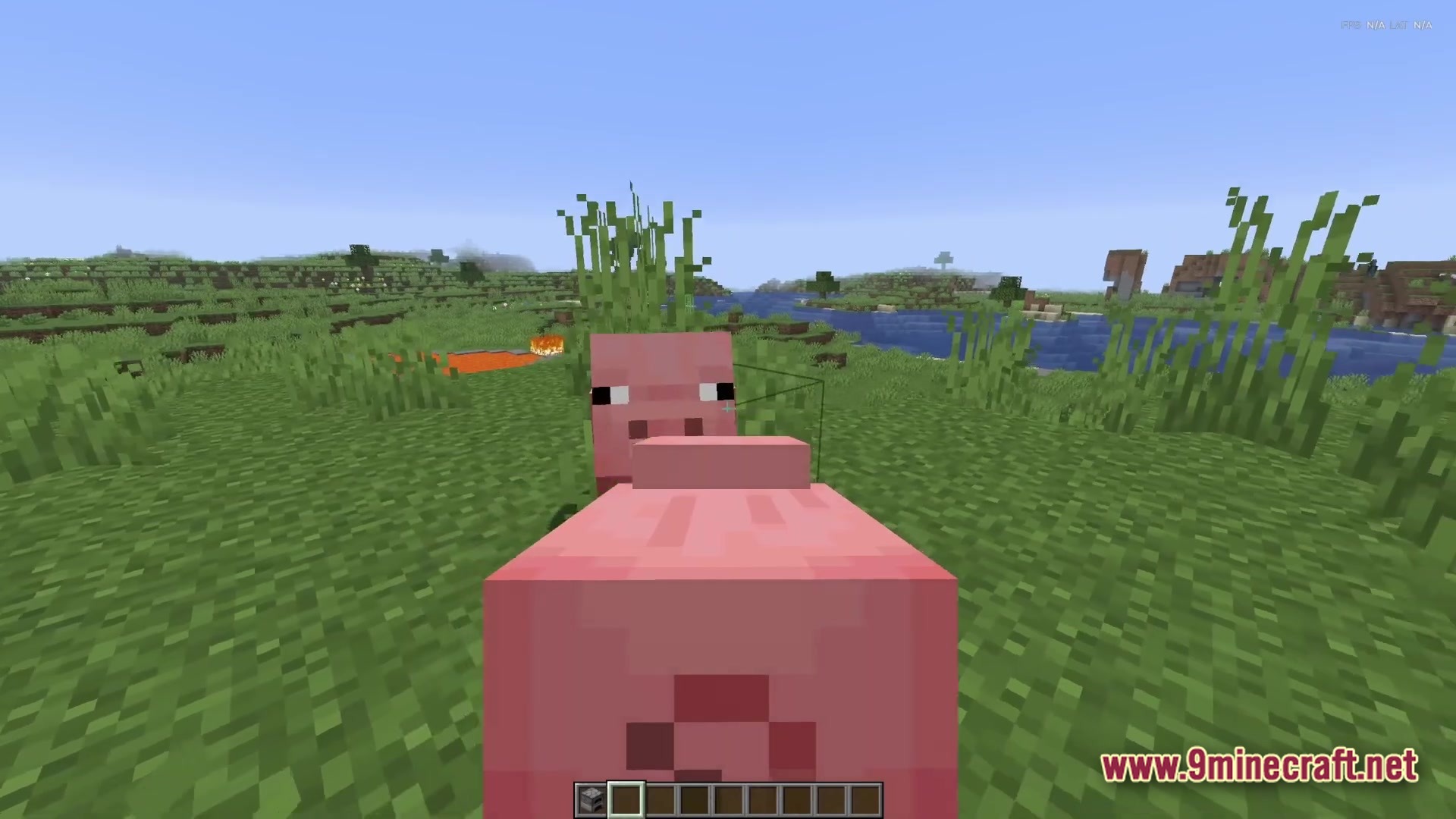 Setting a carried block back down exactly where you want it