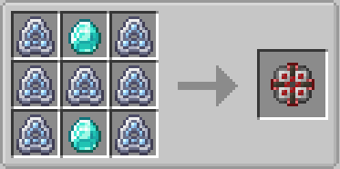 AE Additions Extracells2 Fork Mod Screenshot 17 Crafting recipe for a wireless network component using diamonds and advanced processors