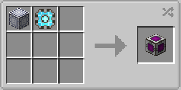 AE Additions Extracells2 Fork Mod Screenshot 19 Crafting recipe for a purple storage cell in the AE Additions mod