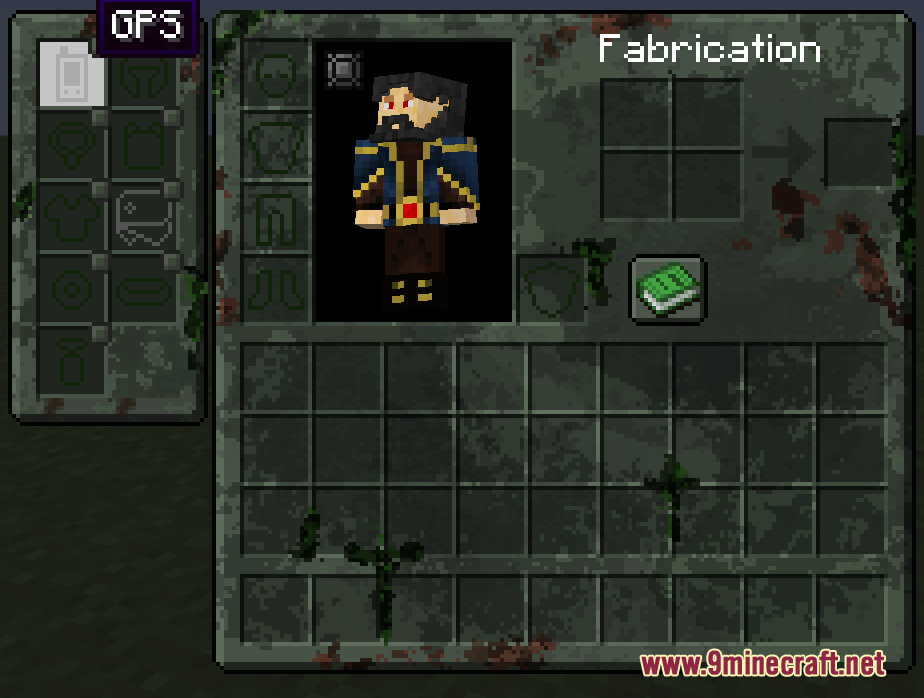 Apocalypse GUI Resource Pack transforms the player inventory into a survival themed interface