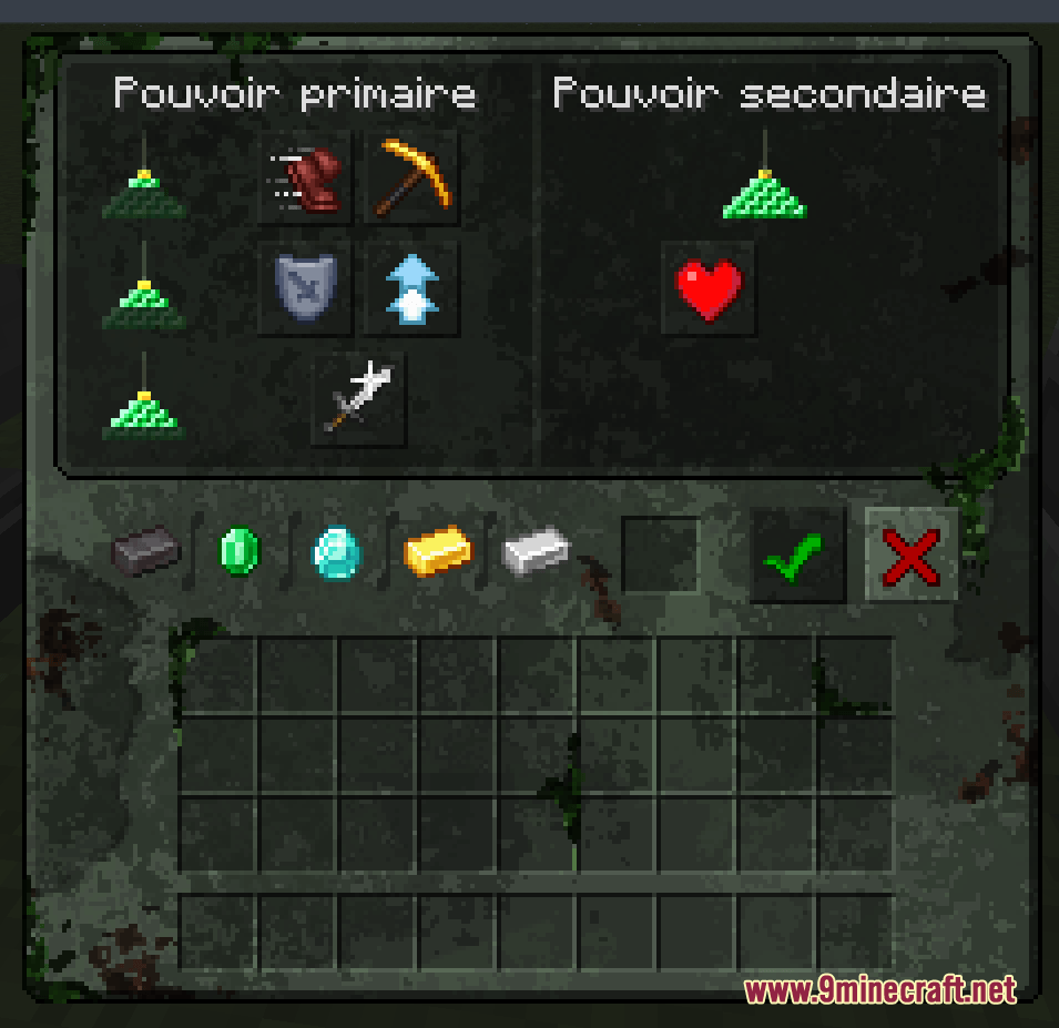A beacon interface with a dark and grimy survival themed design