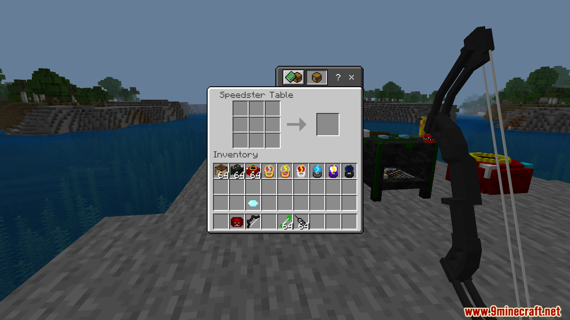 Avras Heroes the Flash Addon Screenshot 5 Speedster Table interface from Avras Heroes The Flash Addon with custom items