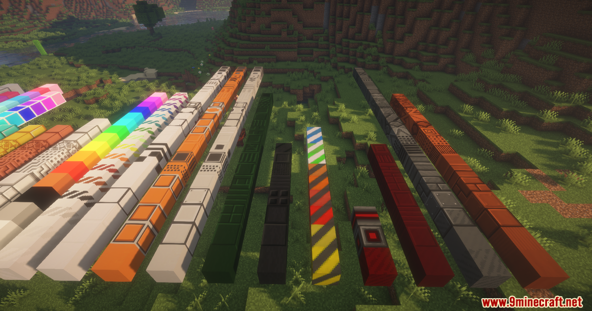 Better Blockz Mod Screenshot 5 A collection of futuristic and industrial building blocks from the Better Blockz Mod