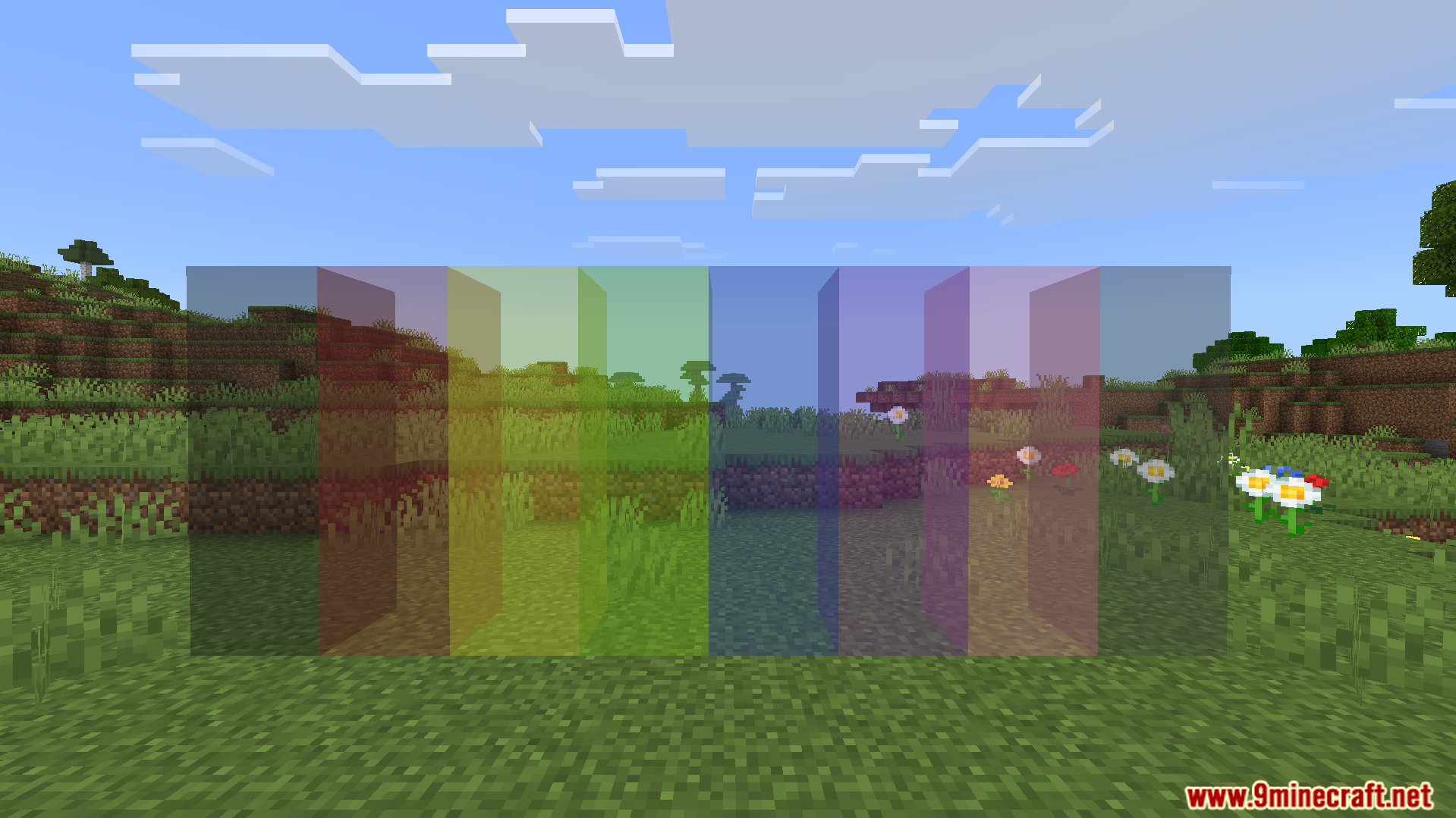 Better Clear Glass Texture Pack removes edge lines from all glass blocks