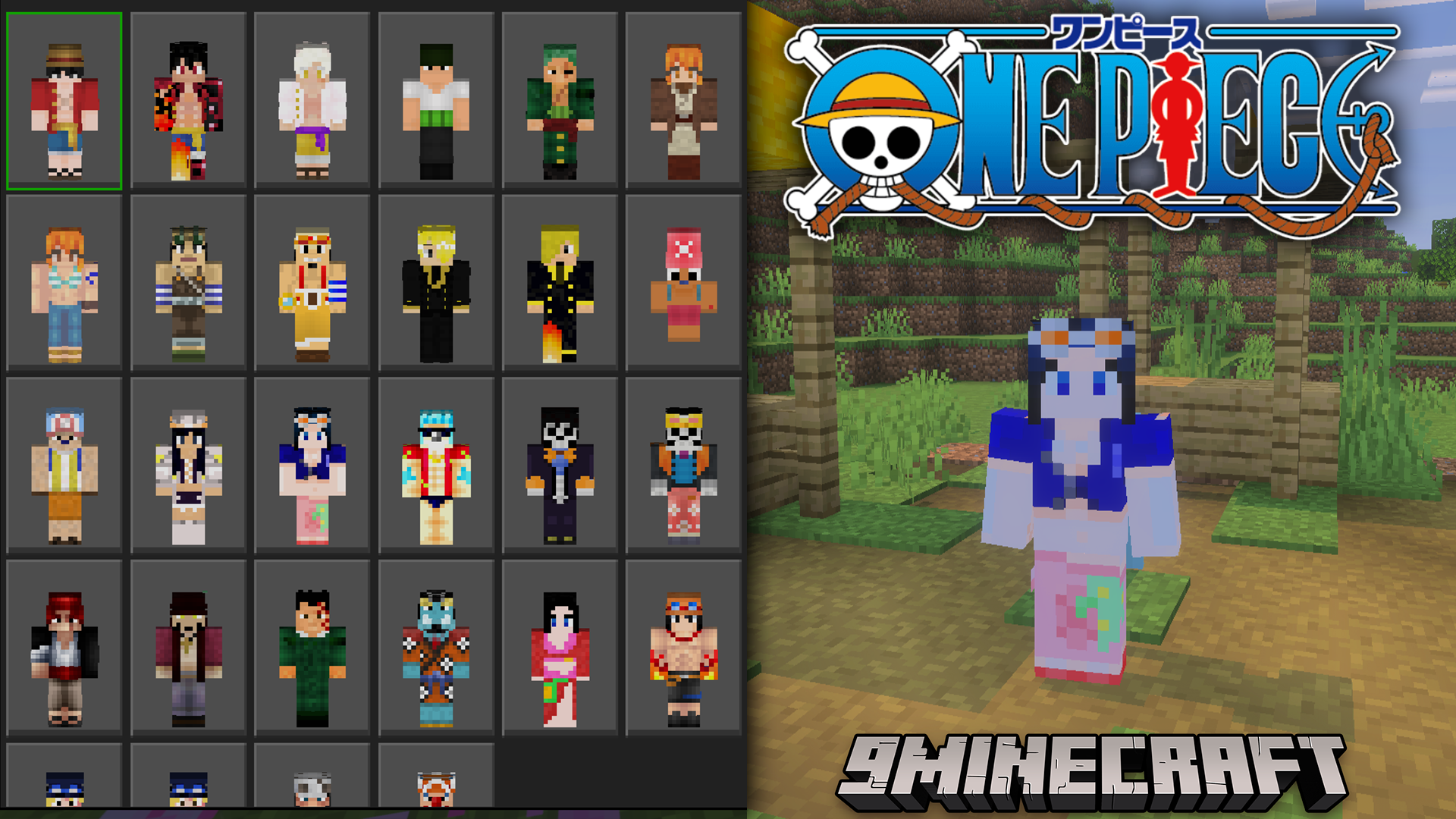 BluePrints One Piece Skin Pack