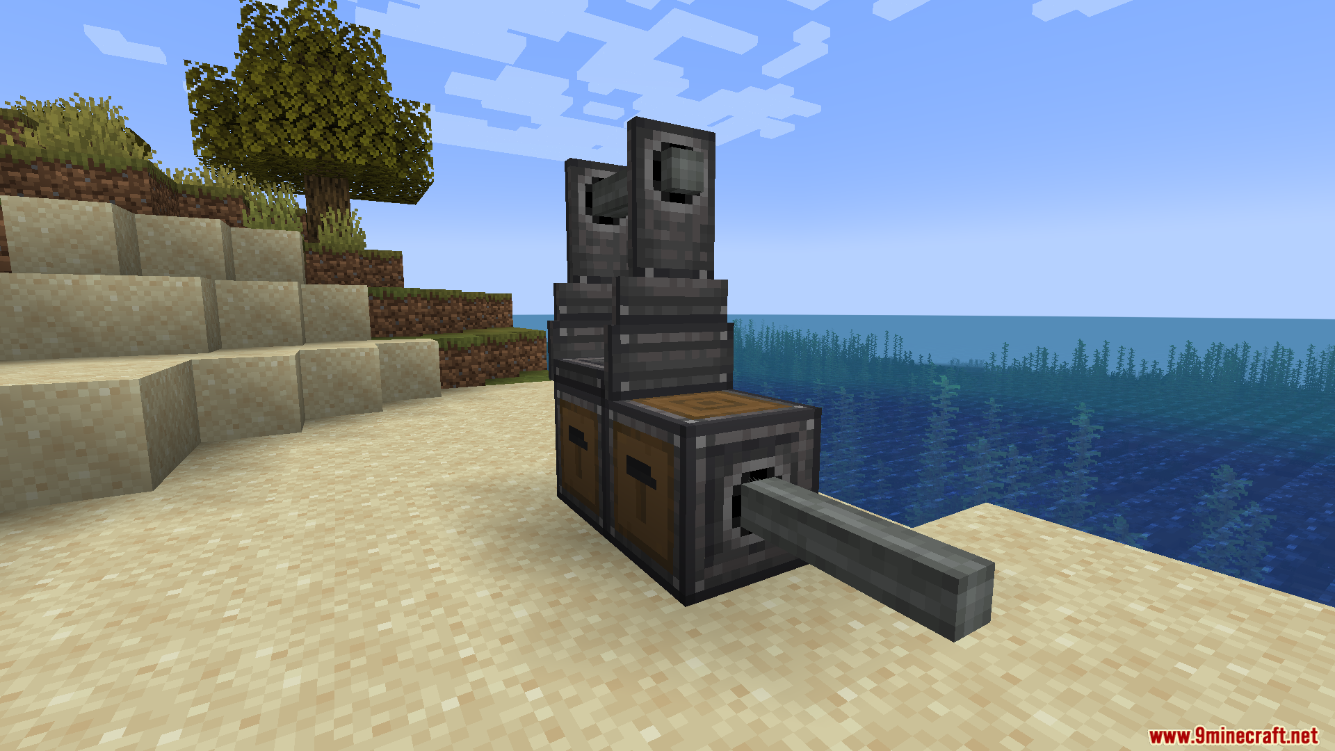 CBC Compact Mount Mod Screenshot 7 The CBC Compact Mount Mod adds a small block for aiming cannons