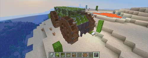 Car with Big Wooden Tires Schematic Thumbnail