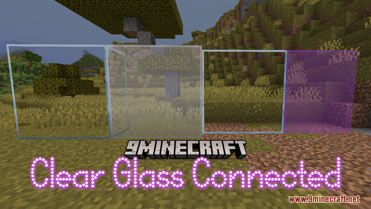 Clear Glass Connected Resource Pack