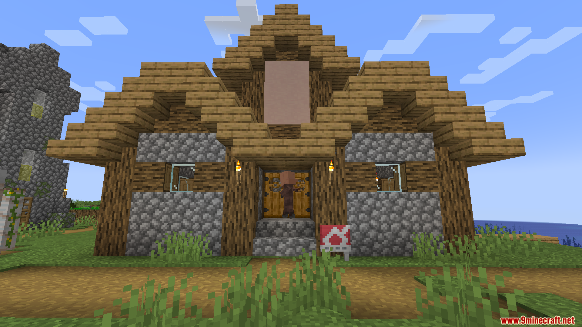 Cobblemon Villager Overhaul Mod Screenshot 1 A Minecraft vill