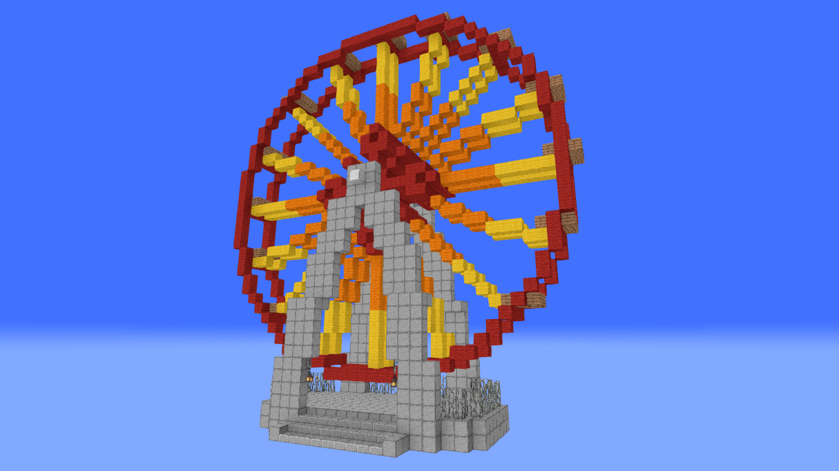 Colorful Ferris Wheel Schematic Thumbnail