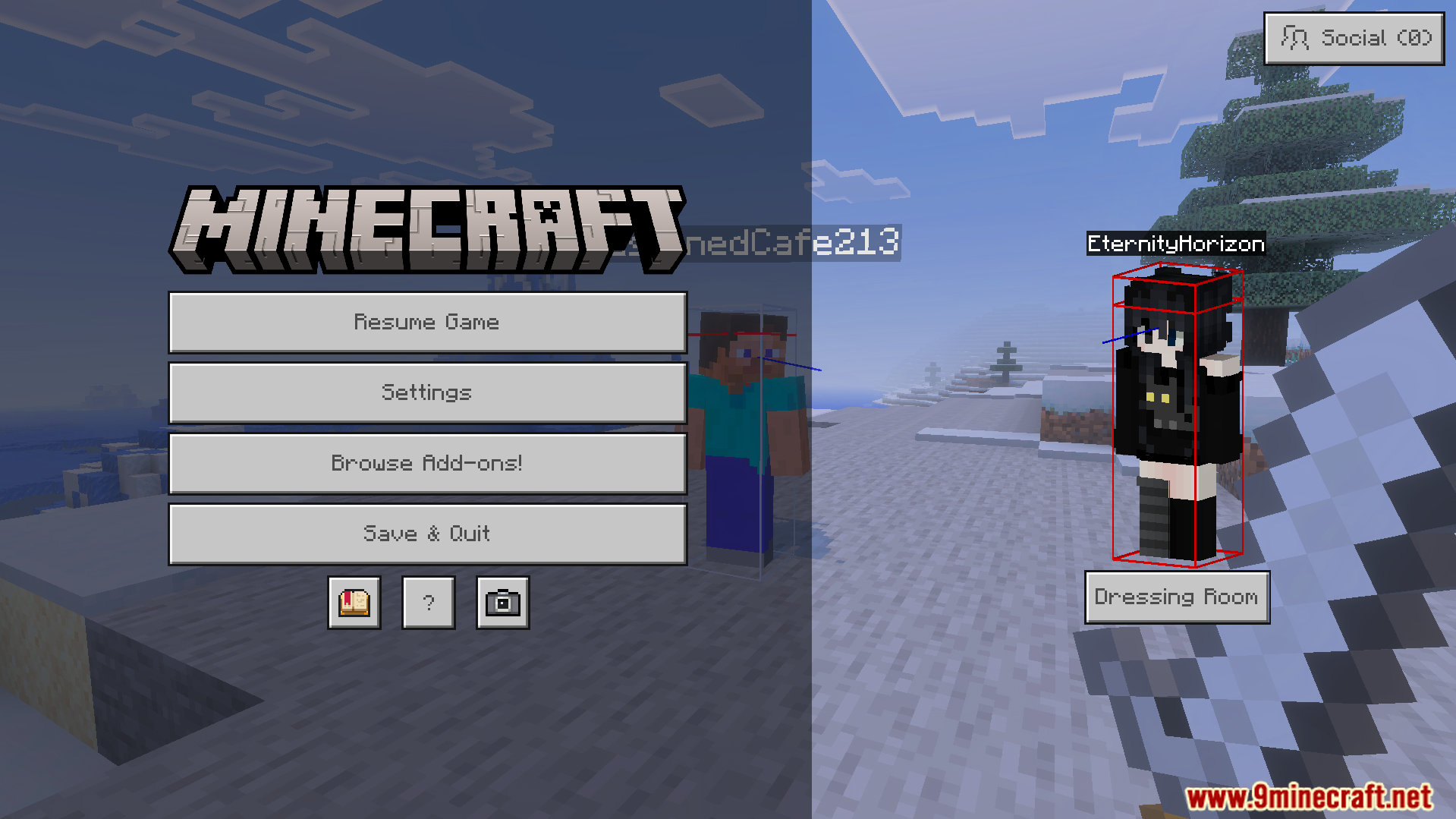 Combat Hitboxes Texture Pack shows red wireframe outlines around players in the game