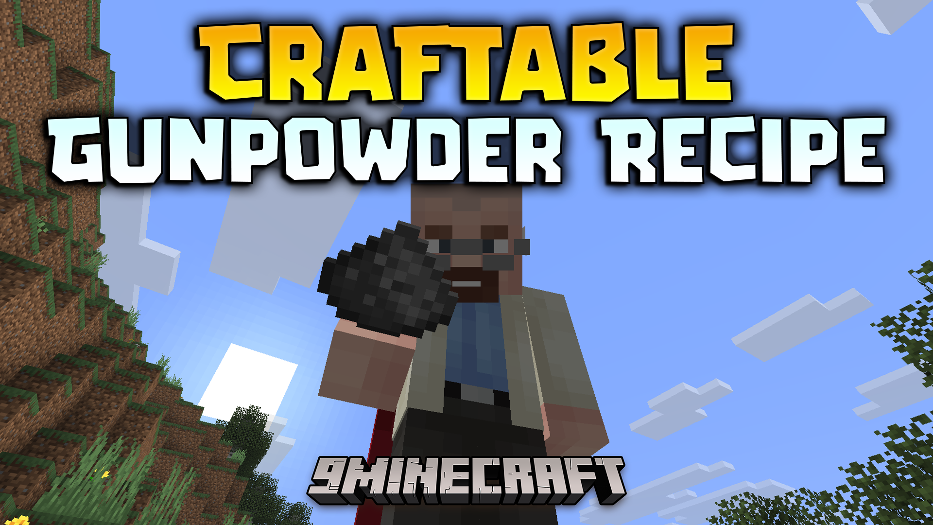 Craftable Gunpowder Recipe Mod