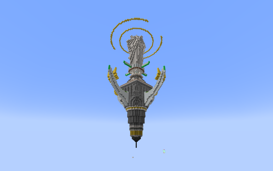 Damocless Code Geass Schematic Screenshots 1 A detailed recreation of the Damocless sky fortress from Code Geass