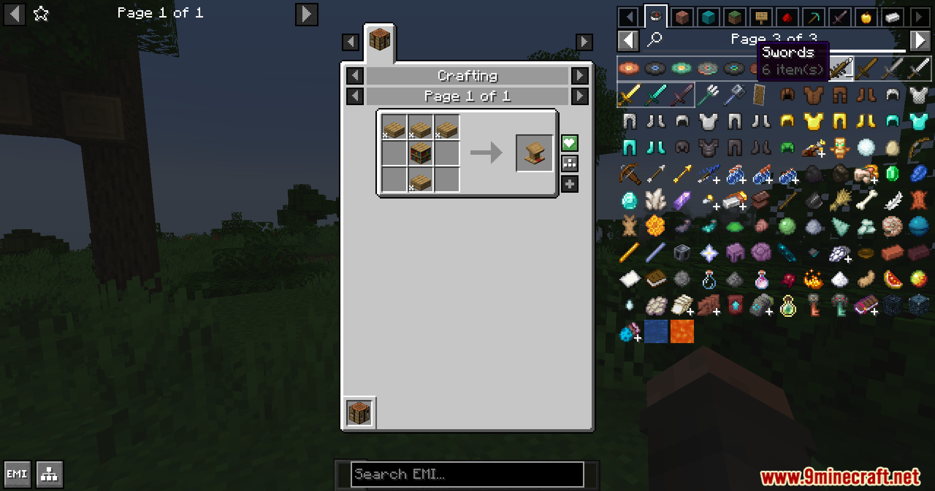 EMI Plus Plus Forked Mod Screenshot 9 A Minecraft interface showing