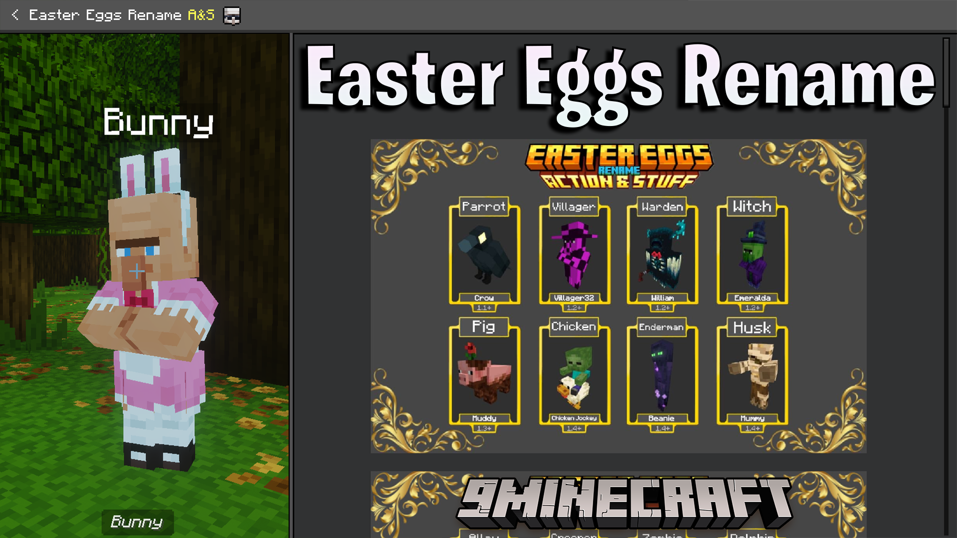 Easter Eggs Rename Ans Texture Pack