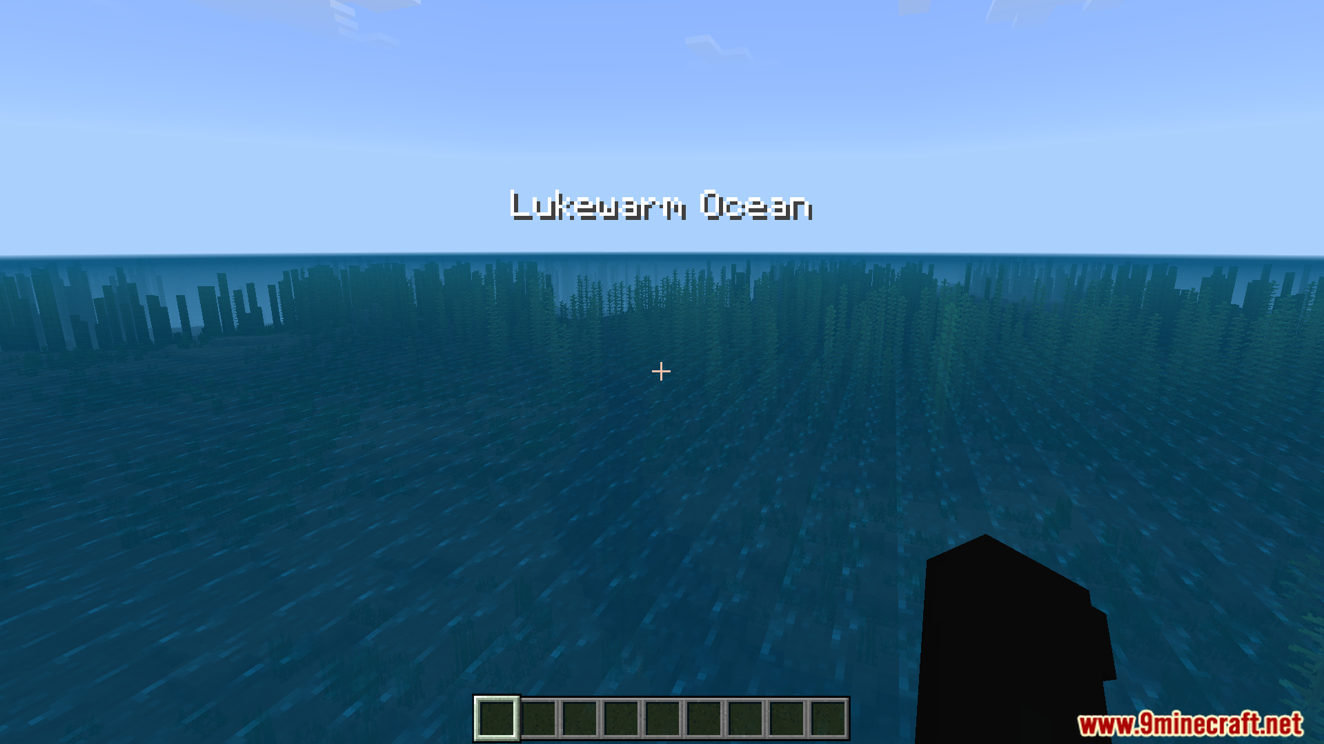 Explorers Title Addon Screenshot 2 Biome name displayed as a title on screen when entering a new area