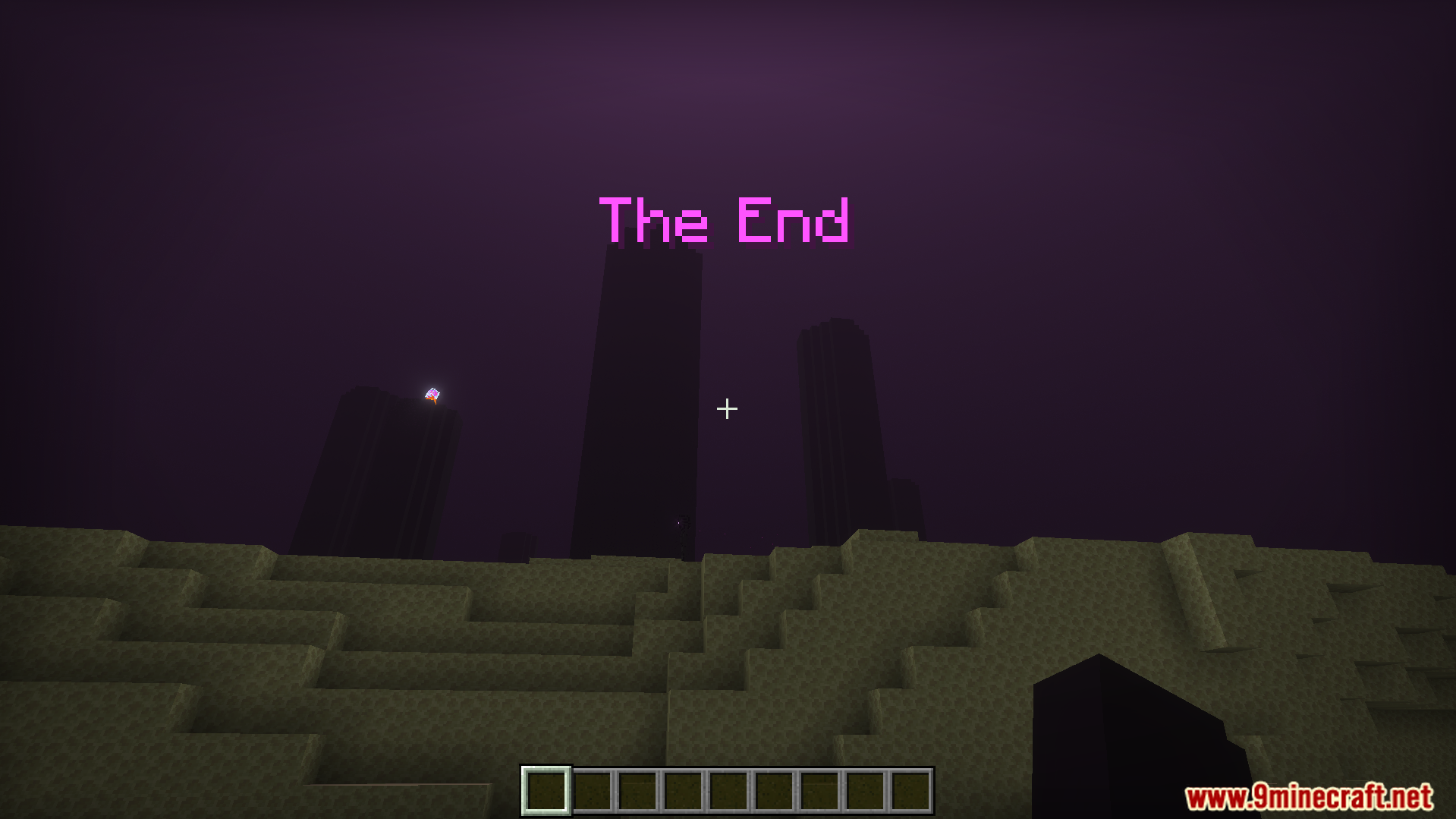 Explorers Title Addon Screenshot 7 Explorers Title Addon displays the name of The End dimension on screen