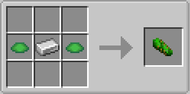Extra Spell Attributes Mod Screenshot 14 Crafting a green item using an iron ingot and two green dyes