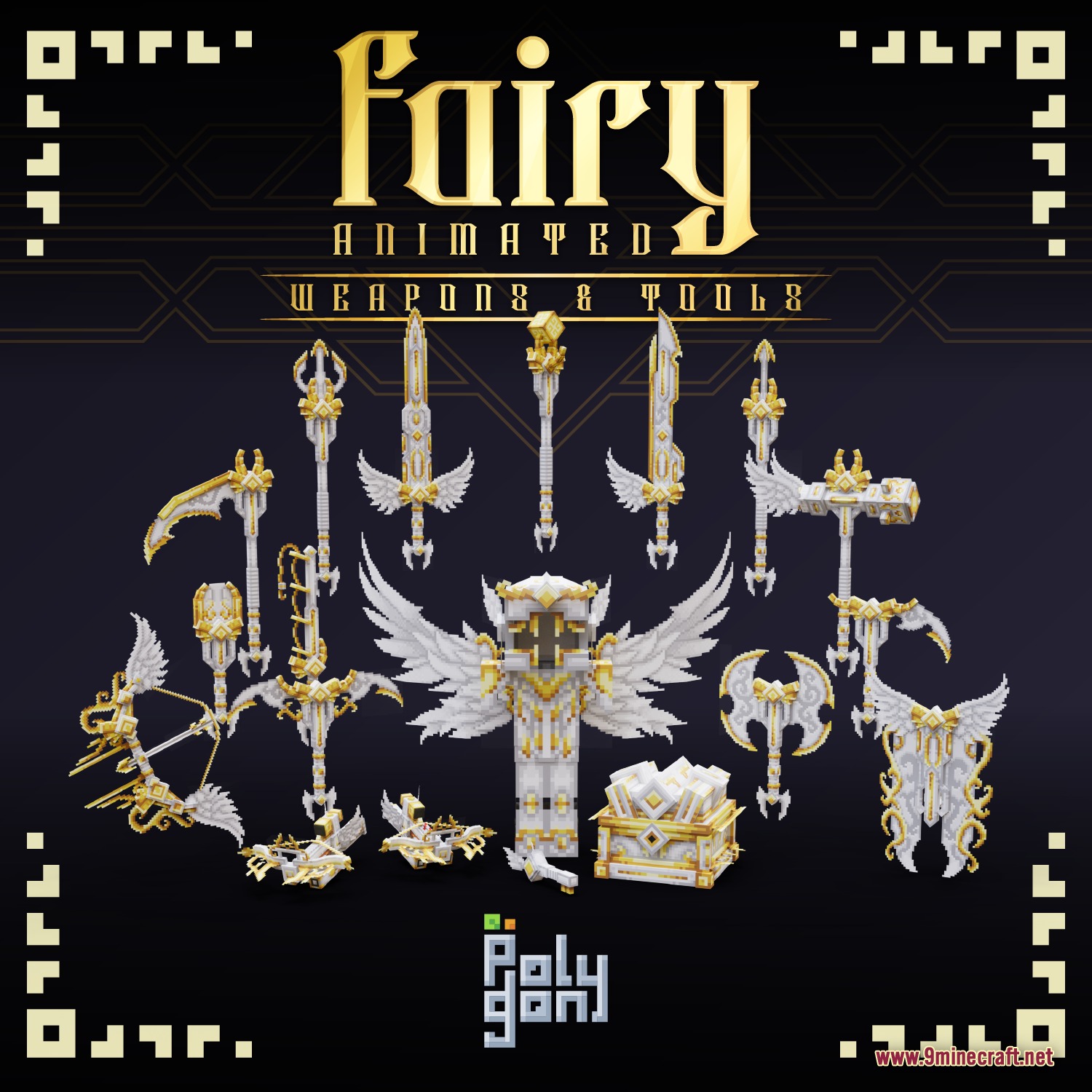 Fairy Animated Weapons Set Model screenshot 1