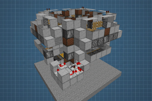 Fastest Bonemeal Farm Donut Smp Schematic