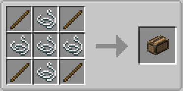 Fishermen's Trap Mod Screenshot 11 Crafting recipe for a wooden fish trap using sticks and string