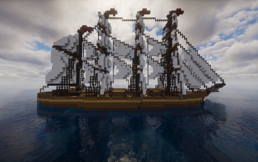 Four Masted Barque Schematic Thumbnail