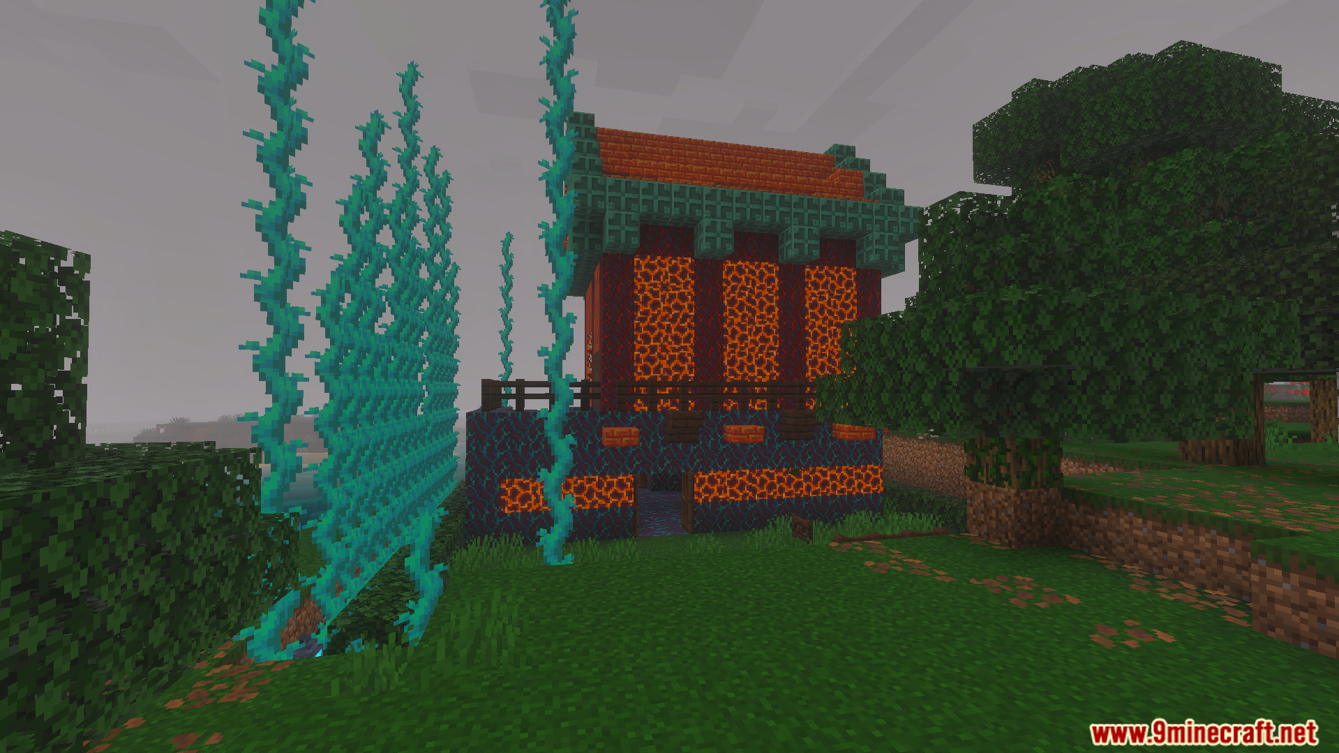 From the Darkness Modpack Addon Screenshot 5 Haunted trial dungeon structure featured in the From The Darkness Modpack Addon