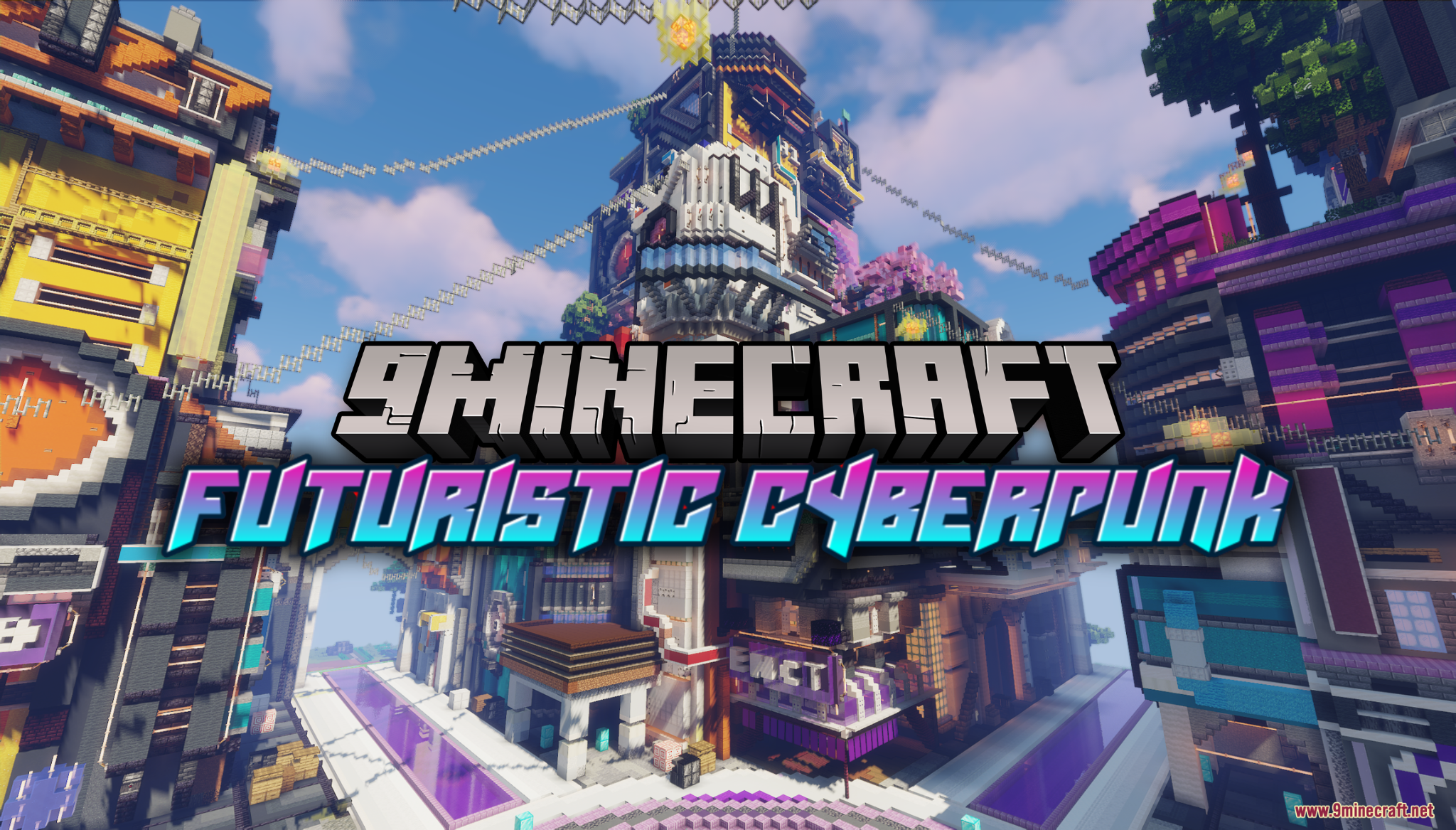 Futuristic Cyberpunk Spawn Map