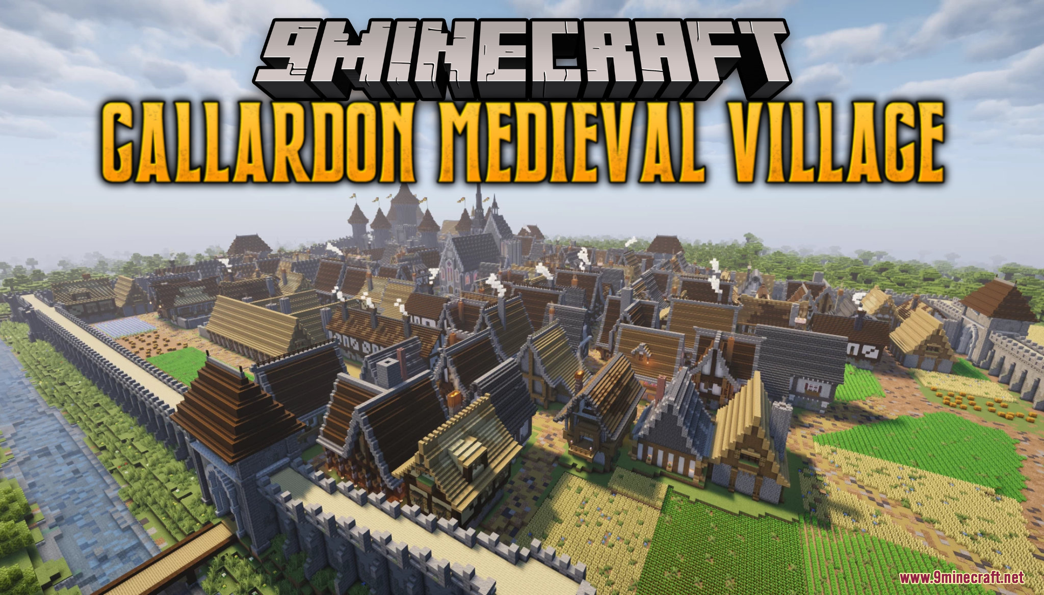 Gallardon Medieval Village Map