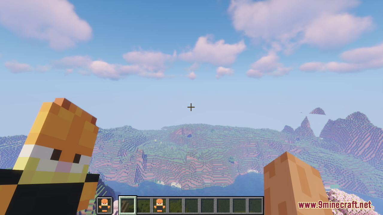 A player holding the Garfield Totem of Undying in one hand