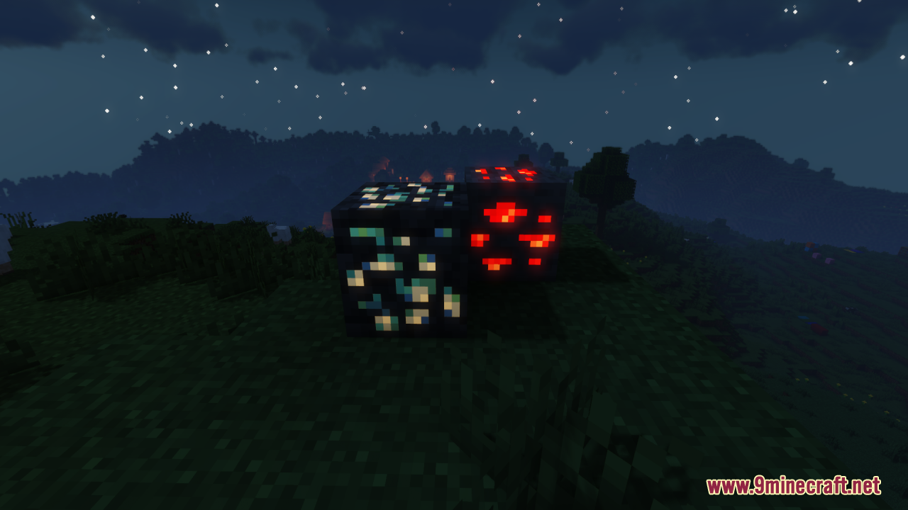 Glowing diamond