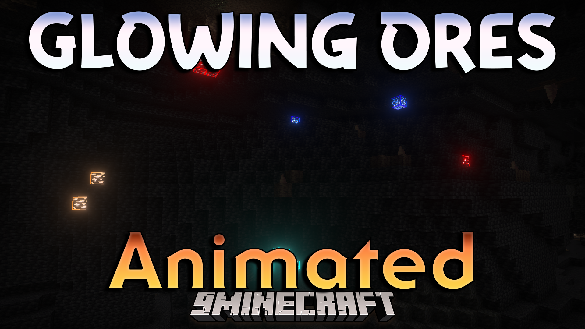 Glowing Ores Animated Texture Pack