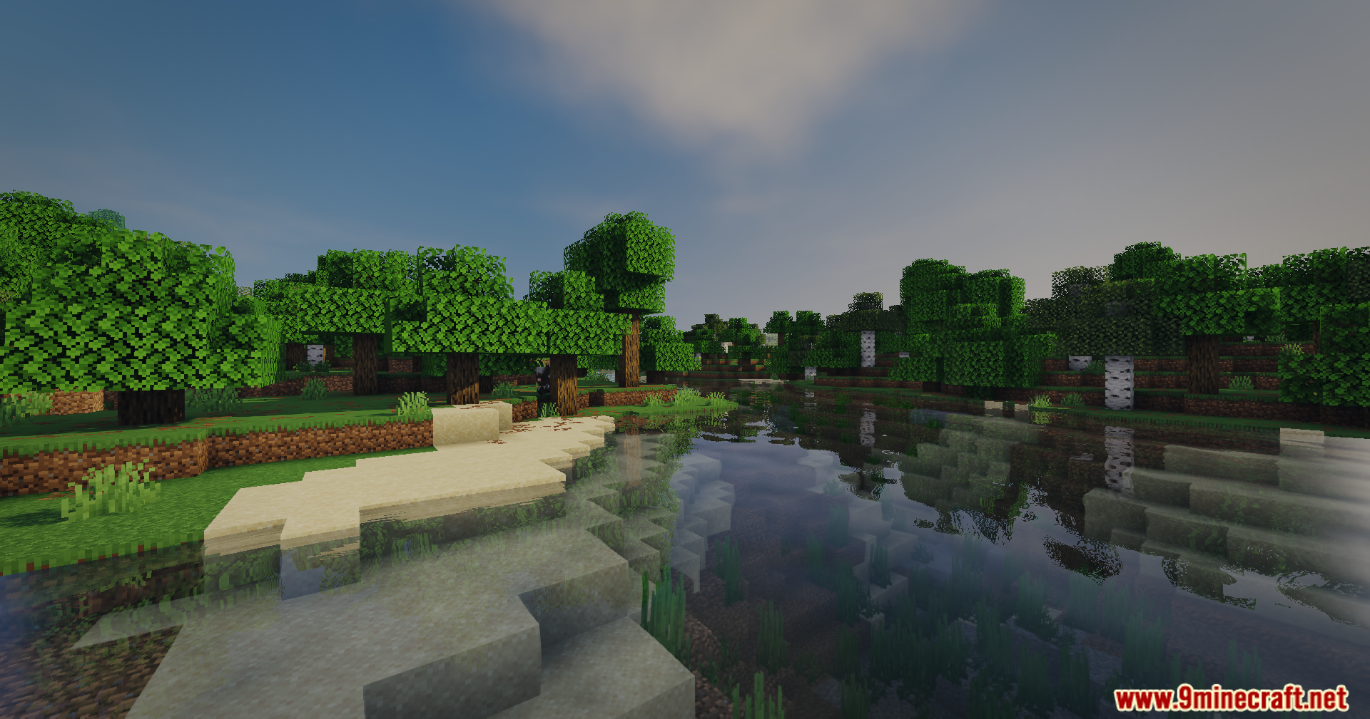 Gradius Vibrantshader makes the water look realistic with beautiful reflections and lighting