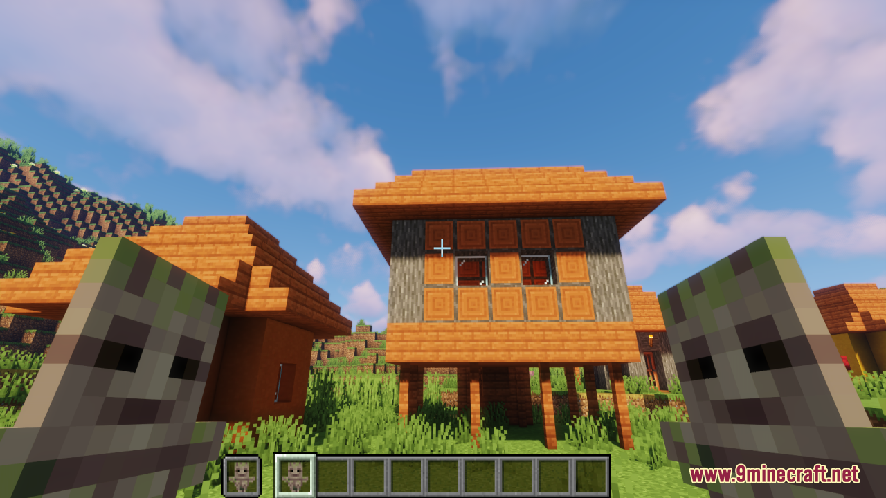 Groot Totem of Undying Resource Pack Screenshot 6 First person view of player holding Groot Totem of Undying items