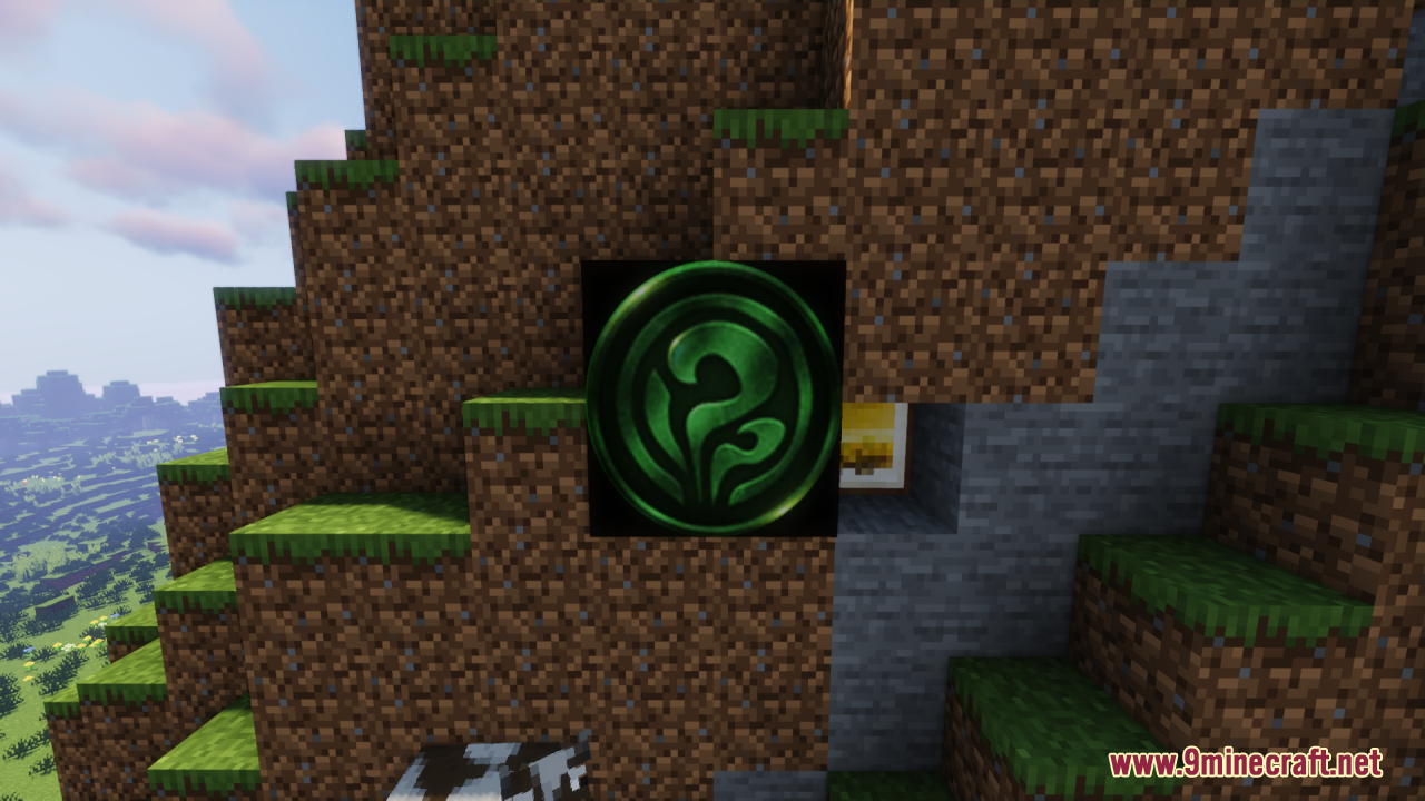 HTTYD Franchise Paintings Resource Pack Screenshot 5 HTTYD Franchise Paintings Resource Pack featuring a green circular dragon crest