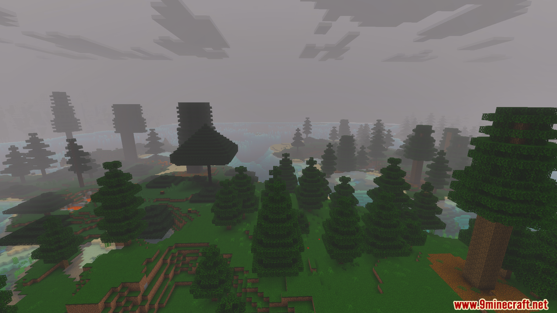 Horror Environment Addon Screenshot 3 Horror Environment Addon adds thick fog and dark atmosphere to a forest