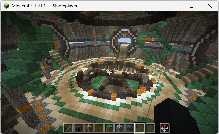 Icarus Space Station but Cheap Schematic Screenshots 2 Interior view of the circular main hall inside the futuristic space station