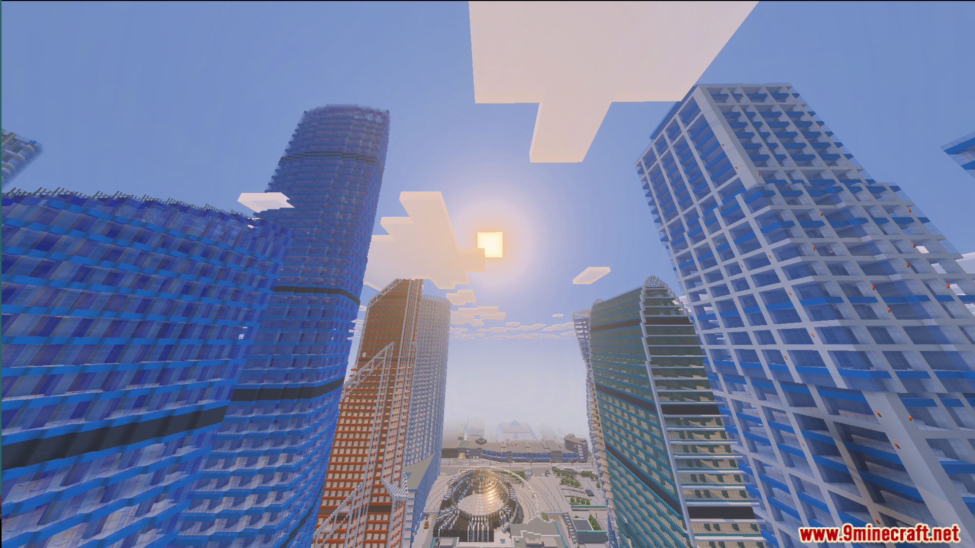 Immersion Moscow Map Screenshot 7 Massive modern skyscrapers reach toward the sky in the Immersion Moscow Map