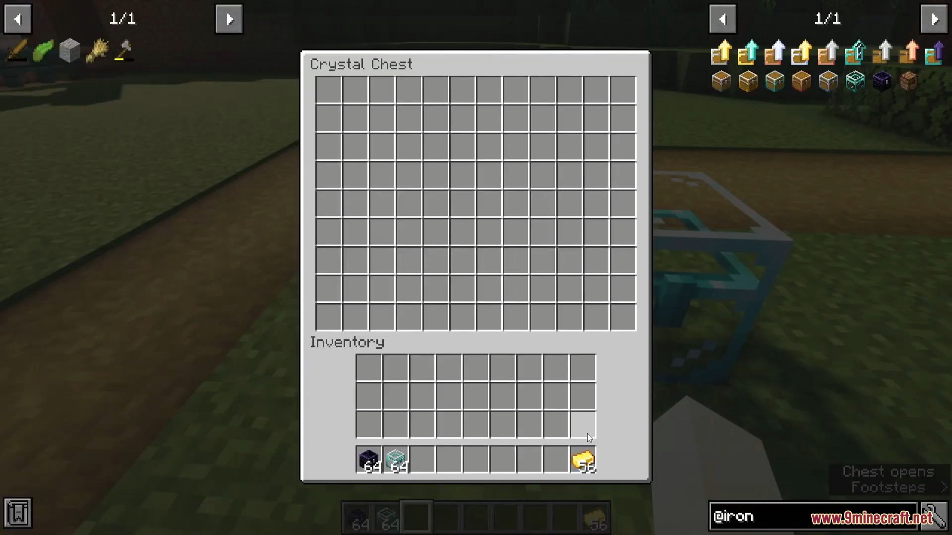 Stacking different chest tiers along a storage wall
