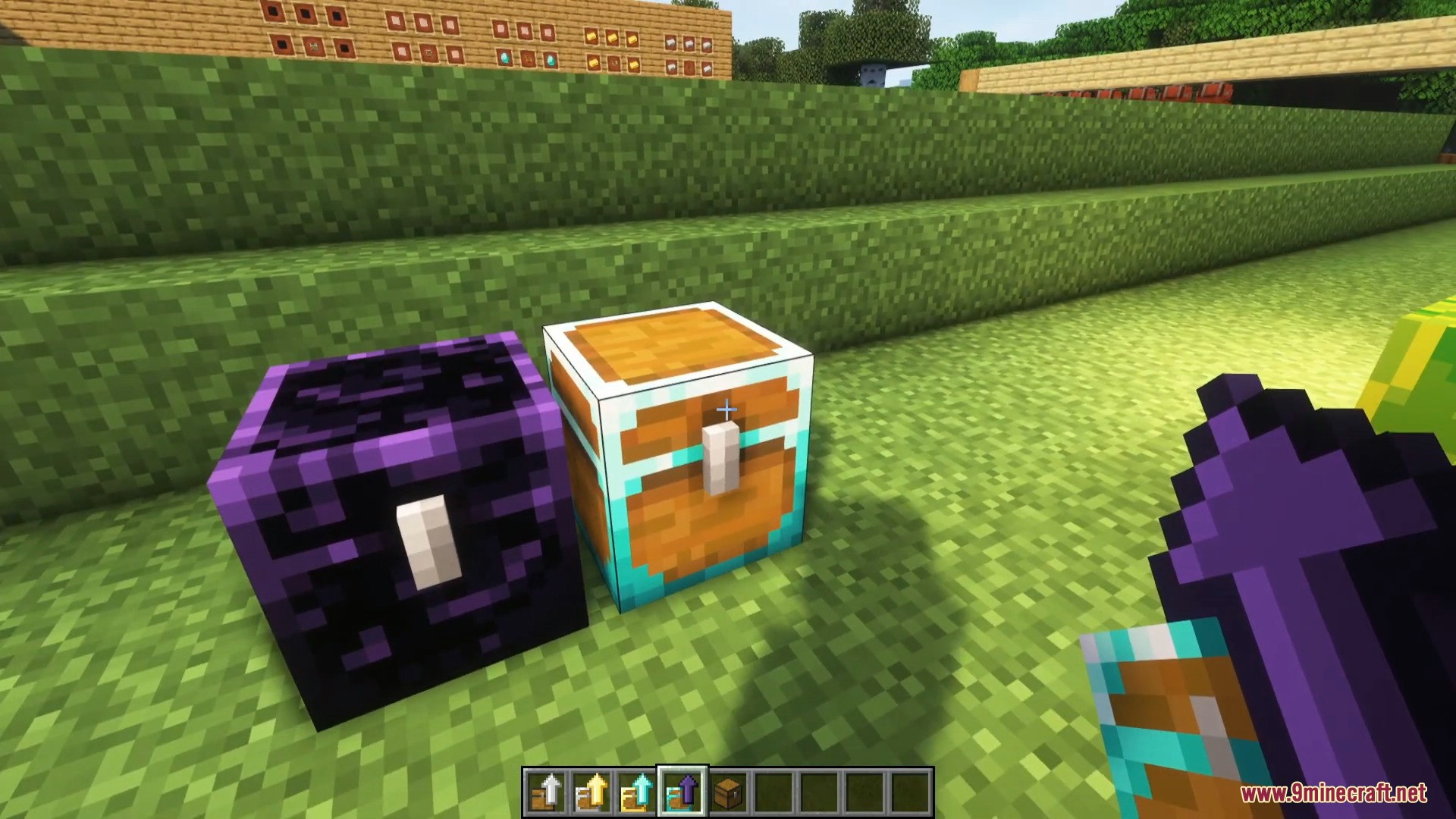Sorting loot into several upgraded chests in a storage room