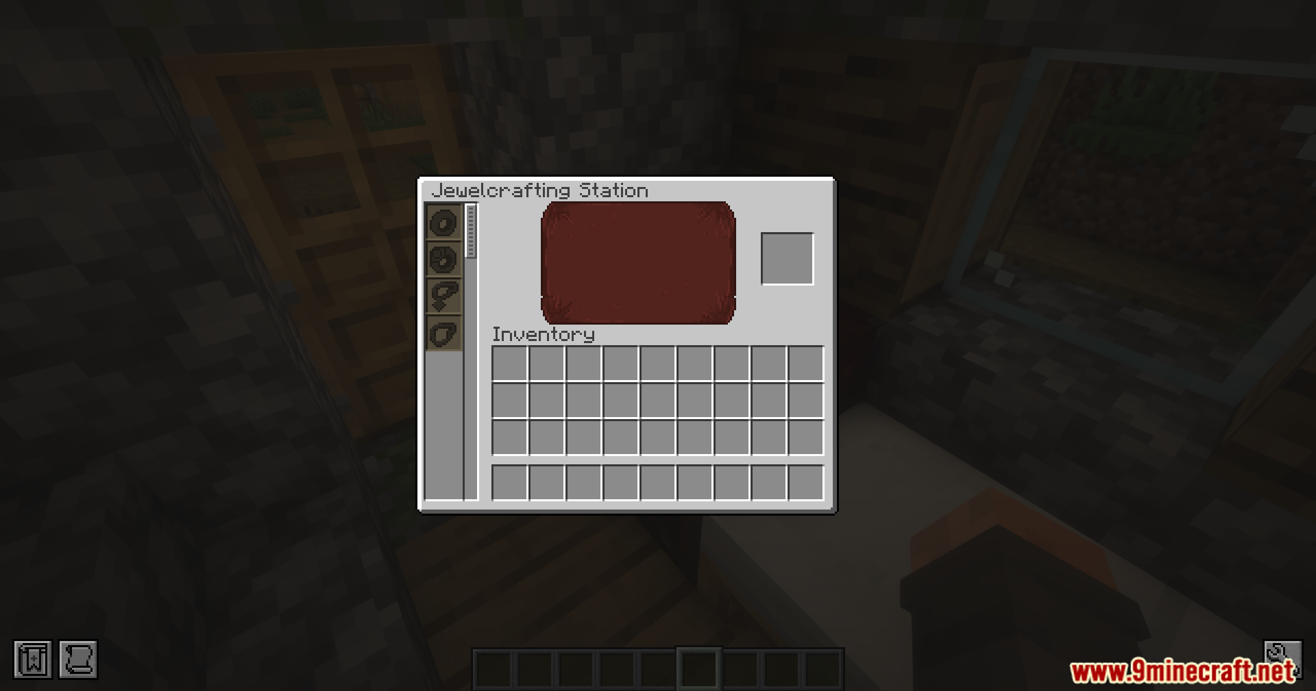 Iron's Gems 'n Jewelry Mod Screenshot 2 Custom user interface for the Jewelcrafting Station block used to craft items