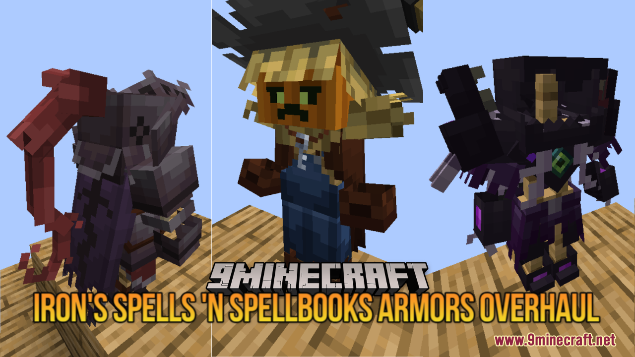 Iron's Spells 'n Spellbooks Armors Overhaul Resource Pack